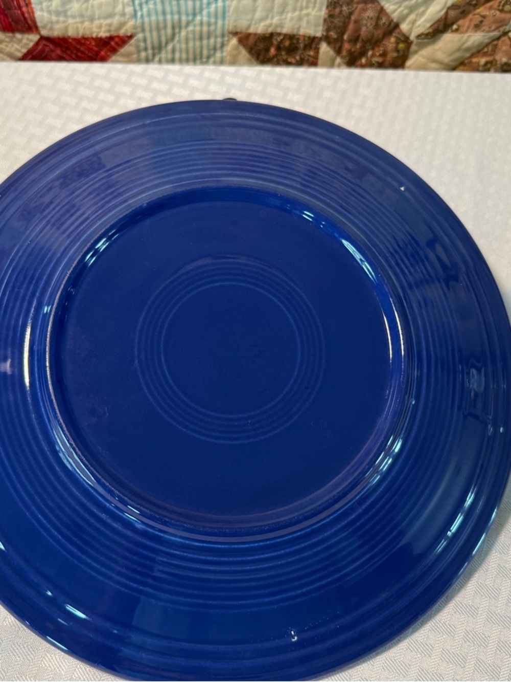 Fiestaware Vintage Blue Platter - Picture 2 of 3